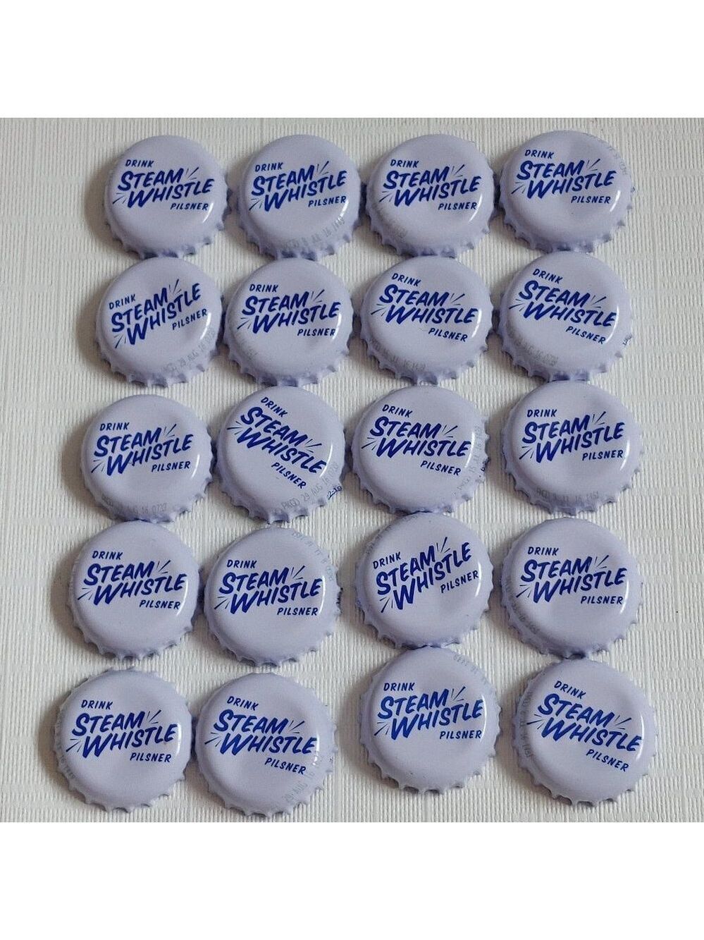 Retro Steam Whistle Beer Bottle Caps Drink Steam Whistle LOT of 20